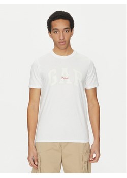 Gap T-Shirt 542246-01 Biały Regular Fit ze sklepu MODIVO w kategorii T-shirty męskie - zdjęcie 182738309