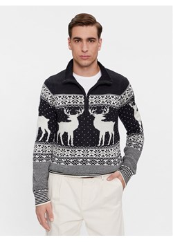 Brave Soul Sweter MK-248CRATCHITB Granatowy Regular Fit ze sklepu MODIVO w kategorii Swetry męskie - zdjęcie 182738366