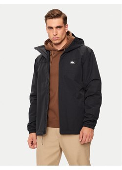 Quiksilver Kurtka przejściowa Overcast EQYJK04063 Czarny Regular Fit ze sklepu MODIVO w kategorii Kurtki męskie - zdjęcie 182738596