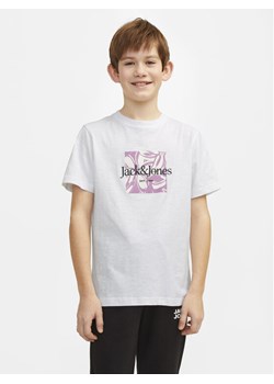 Jack&Jones Junior T-Shirt Lafayette 12253973 Biały Standard Fit ze sklepu MODIVO w kategorii T-shirty chłopięce - zdjęcie 182738629