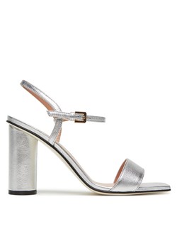 Pollini Sandały SA16328C0MTH0902 Srebrny ze sklepu MODIVO w kategorii Sandały damskie - zdjęcie 182738756