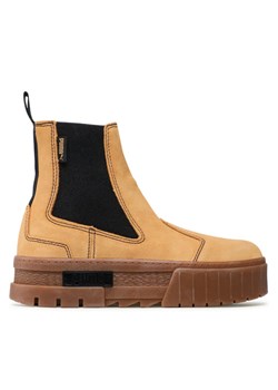 Puma Sztyblety Mayze Chelsea Suede Wn's 382829 04 Żółty ze sklepu MODIVO w kategorii Botki - zdjęcie 182738757