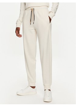 Boss Spodnie dresowe CP Stripe 50524759 Écru Regular Fit ze sklepu MODIVO w kategorii Spodnie damskie - zdjęcie 182738797