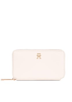 Tommy Hilfiger Duży Portfel Damski Iconic Tommy Large Za AW0AW16009 Écru ze sklepu MODIVO w kategorii Portfele damskie - zdjęcie 182738915