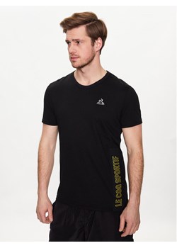 Le Coq Sportif T-Shirt 2310029 Czarny Regular Fit ze sklepu MODIVO w kategorii T-shirty męskie - zdjęcie 182738947