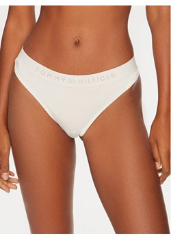 Tommy Hilfiger Stringi UW0UW05510 Écru ze sklepu MODIVO w kategorii Majtki damskie - zdjęcie 182738957