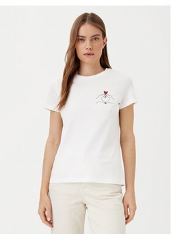 Vero Moda T-Shirt Viva 10322077 Biały Regular Fit ze sklepu MODIVO w kategorii Bluzki damskie - zdjęcie 182739008
