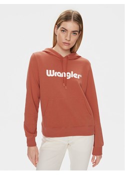 Wrangler Bluza 112350336 Pomarańczowy Regular Fit ze sklepu MODIVO w kategorii Bluzy damskie - zdjęcie 182739309