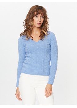 Polo Ralph Lauren Sweter 211910422004 Niebieski Regular Fit ze sklepu MODIVO w kategorii Swetry damskie - zdjęcie 182739317
