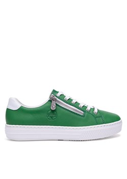 Rieker Sneakersy L59L1-52 Zielony ze sklepu MODIVO w kategorii Buty sportowe damskie - zdjęcie 182739399
