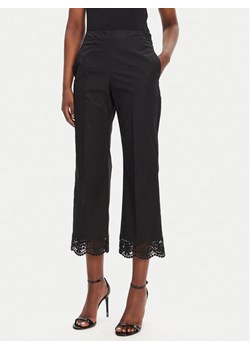 TWINSET Spodnie materiałowe 251TT2094 Czarny Straight Fit ze sklepu MODIVO w kategorii Spodnie damskie - zdjęcie 182739516