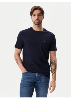 Tommy Hilfiger T-Shirt Essential MW0MW37283 Granatowy Regular Fit ze sklepu MODIVO w kategorii T-shirty męskie - zdjęcie 182739617