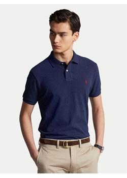 Polo Ralph Lauren Polo 710680784292 Granatowy Custom Slim Fit ze sklepu MODIVO w kategorii T-shirty męskie - zdjęcie 182739737