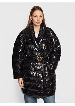 PINKO Kurtka zimowa Izar 1G18CX A00N Czarny Regular Fit ze sklepu MODIVO w kategorii Kurtki damskie - zdjęcie 182739796
