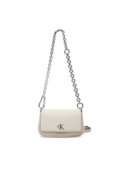 Calvin Klein Jeans Torebka Minimal Monogram Shoulder Bag20 LV04K3134G Écru ze sklepu MODIVO w kategorii Kopertówki - zdjęcie 182739856
