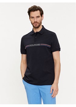 Tommy Hilfiger Polo Stripe Chest MW0MW34769 Granatowy Regular Fit ze sklepu MODIVO w kategorii T-shirty męskie - zdjęcie 182739859