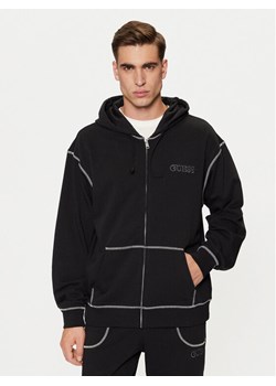 Guess Bluza U5RQ02 KCO31 Czarny Regular Fit ze sklepu MODIVO w kategorii Bluzy męskie - zdjęcie 182739895