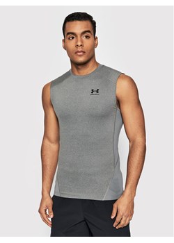 Under Armour Tank top HeatGear® 1361522 Szary Slim Fit ze sklepu MODIVO w kategorii T-shirty męskie - zdjęcie 182739938
