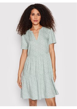 ONLY Sukienka codzienna Zally 15262674 Zielony Relaxed Fit ze sklepu MODIVO w kategorii Sukienki - zdjęcie 182739965