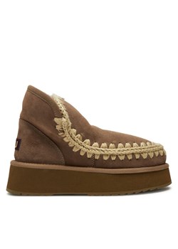 Mou Śniegowce Mini Eskimo Platform Boot FW681000A Brązowy ze sklepu MODIVO w kategorii Śniegowce damskie - zdjęcie 182739968