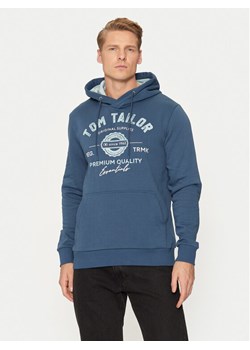 Tom Tailor Bluza 1043292 Granatowy Regular Fit ze sklepu MODIVO w kategorii Bluzy męskie - zdjęcie 182740115
