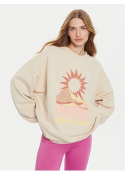 Roxy Bluza Lineup ERJFT04865 Beżowy Relaxed Fit ze sklepu MODIVO w kategorii Bluzy damskie - zdjęcie 182740137