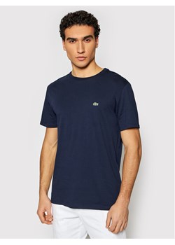 Lacoste T-Shirt TH6709 Granatowy Regular Fit ze sklepu MODIVO w kategorii T-shirty męskie - zdjęcie 182740296