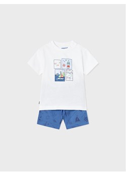 Mayoral Komplet t-shirt i spodenki 1647 Kolorowy Regular Fit ze sklepu MODIVO w kategorii Komplety niemowlęce - zdjęcie 182740395