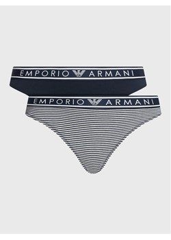 Emporio Armani Underwear Komplet 2 par fig klasycznych 163334 3R219 21136 Granatowy ze sklepu MODIVO w kategorii Majtki damskie - zdjęcie 182740429