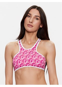 Guess Góra od bikini E3GJ25 MC045 Różowy ze sklepu MODIVO w kategorii Stroje kąpielowe - zdjęcie 182740617