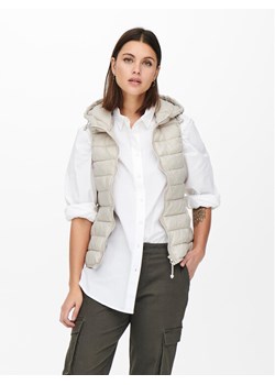 ONLY Bezrękawnik New Tahoe 15205760 Écru Regular Fit ze sklepu MODIVO w kategorii Kamizelki damskie - zdjęcie 182740655