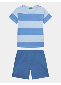 United Colors Of Benetton Piżama 3ERS0P06G Niebieski Regular Fit ze sklepu MODIVO w kategorii Piżamy dziecięce - zdjęcie 182740675
