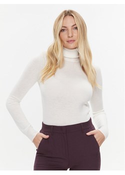 Marella Golf Incom 2333660836200 Biały Slim Fit ze sklepu MODIVO w kategorii Swetry damskie - zdjęcie 182740676