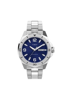 Timex Zegarek Essex TW2W79500 Srebrny ze sklepu MODIVO w kategorii Zegarki - zdjęcie 182740885