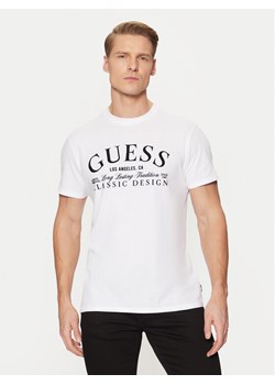 Guess T-Shirt M5RI43 K9RM1 Biały Regular Fit ze sklepu MODIVO w kategorii T-shirty męskie - zdjęcie 182741065