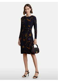 LAUREN RALPH LAUREN Sukienka codzienna 250957702 Granatowy Slim Fit ze sklepu MODIVO w kategorii Sukienki - zdjęcie 182741128