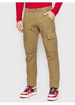 Alpha Industries Spodnie materiałowe Agent 158205 Beżowy Regular Fit ze sklepu MODIVO w kategorii Spodnie męskie - zdjęcie 182741265