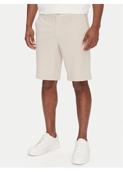 BOSS Szorty materiałowe S_Commuter-J 50511436 Beżowy Slim Fit ze sklepu MODIVO w kategorii Spodenki męskie - zdjęcie 182741359