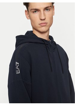 EA7 Emporio Armani Bluza 6DPM14 PJVTZ 1562 Granatowy Regular Fit ze sklepu MODIVO w kategorii Bluzy męskie - zdjęcie 182741369