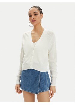 Vero Moda Kardigan New Lex Sun 10281878 Biały Regular Fit ze sklepu MODIVO w kategorii Swetry damskie - zdjęcie 182741778