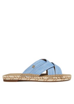 Tommy Hilfiger Espadryle Chambray Espadrille Mule FW0FW08501 Niebieski ze sklepu MODIVO w kategorii Espadryle damskie - zdjęcie 182741797