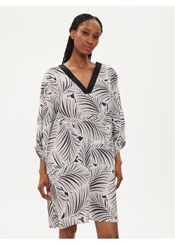 Selmark Sukienka letnia BK795 Beżowy Regular Fit ze sklepu MODIVO w kategorii Sukienki - zdjęcie 182741868