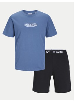 Jack&Jones Junior Komplet t-shirt i szorty sportowe Oliver 12257172 Niebieski Standard Fit ze sklepu MODIVO w kategorii Komplety chłopięce - zdjęcie 182742189