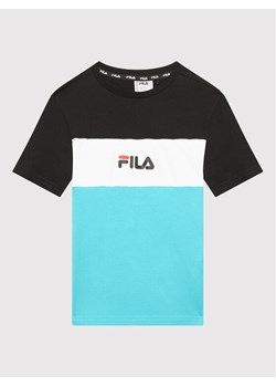 Fila T-Shirt Mika 688759 Czarny Regular Fit ze sklepu MODIVO w kategorii T-shirty chłopięce - zdjęcie 182742216
