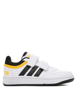 adidas Sneakersy Hoops Lifestyle IF5316 Biały ze sklepu MODIVO w kategorii Buty sportowe dziecięce - zdjęcie 182742227
