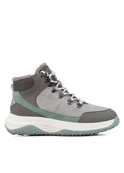 Geox Sneakersy D Oliviera + Grip D36VNC 02232 C1L9G Szary ze sklepu MODIVO w kategorii Workery damskie - zdjęcie 182742256