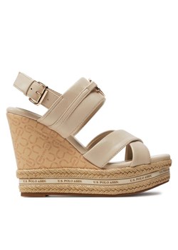 U.S. Polo Assn. Espadryle Aylin016 Beżowy ze sklepu MODIVO w kategorii Sandały damskie - zdjęcie 182742297