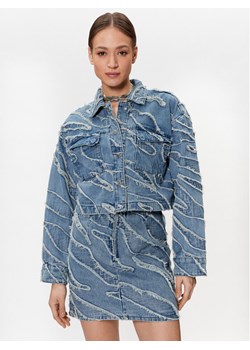 Gestuz Kurtka jeansowa Larisa 10906880 Niebieski Oversize ze sklepu MODIVO w kategorii Kurtki damskie - zdjęcie 182742325