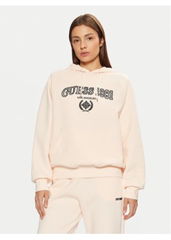 Guess Bluza V5RQ02 KCLD1 Écru Regular Fit ze sklepu MODIVO w kategorii Bluzy damskie - zdjęcie 182742477
