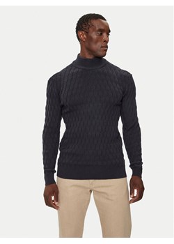 INDICODE Sweter Aldom 35-822 Granatowy Regular Fit ze sklepu MODIVO w kategorii Swetry męskie - zdjęcie 182742507